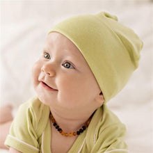 Load image into Gallery viewer, Organic Bamboo Baby Beanie - I Heart Bamboo