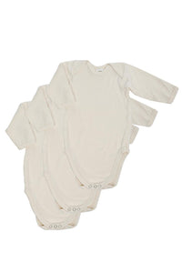 3-Pack Long Sleeve Bamboo Onesie - I Heart Bamboo