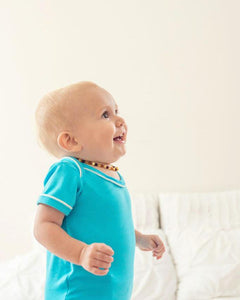 3-Pack Short Sleeve Bamboo Onesie - I Heart Bamboo