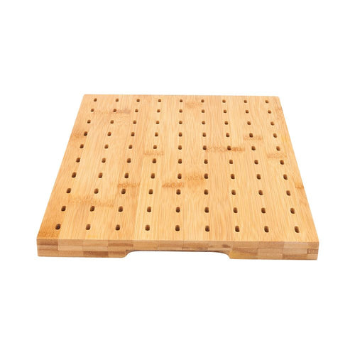 Natural Bamboo Skewer Stand - 90 Holes - I Heart Bamboo